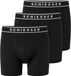 Schiesser 3PACK Long-Shorts - 95/5 Multipacks - Onderbroek Heren zwart
