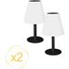 EZIlight® Lampe solaire - Pack de 2 lampes
