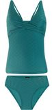 Protest PRTGails - Tankini set Dames - Normale pasvorm - Uitneembare vulling - Hoge taille - Volledige dekking - Zwart