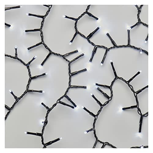 Emos LED Cluster Kerstlichtketting - 8m - 400 LEDs - Koudwit - Binnen & Buiten