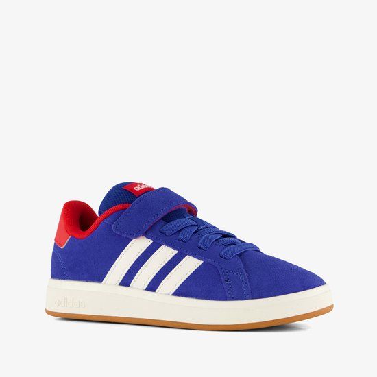 adidas Sportswear Grand Court 00's leren sneakers - blauw/ecru