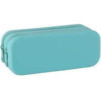 APLI Nordik - Set potloodetuis - display - silicone - lichtblauw, mauve, roze, smaragdgroen