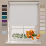 DTCH® Rolgordijn Easy Verduisterend - White - 130 x 275 cm