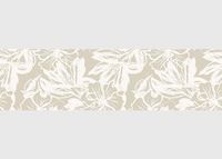 AG Design AWB 8418 Zelfklevende bloemenrand, zelfklevende decoratie voor muren, meubels, behang, wandbekleding en deuren, folie, meerkleurig, breedte 500 cm x hoogte 14 cm