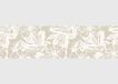 AG Design AWB 8418 Zelfklevende bloemenrand, zelfklevende decoratie voor muren, meubels, behang, wandbekleding en deuren, folie, meerkleurig, breedte 500 cm x hoogte 14 cm