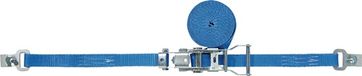 Promat/Tecwerk Sjorband | DIN 12195-2 | lengte 4 m breedte 25 mm | met ratel + plaat haak met zekering | LC omdr. 1500 daN - 4000365131