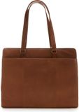 The Chesterfield Brand Laptoptas / Werktas - Dames - 15 inch - Leer - Waxed Pull Up - Cognac