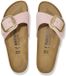 Birkenstock Big Buckle Soft Pink Slides Vrouwen Roze Suède 39