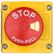 BACO LBX130111 Noodstopknop In behuizing 240 V/AC 2.5 A 1x NC IP66 1 stuk(s)