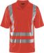 Blakläder Blåkläder Poloshirt High Vis Fluor Rood maat XS