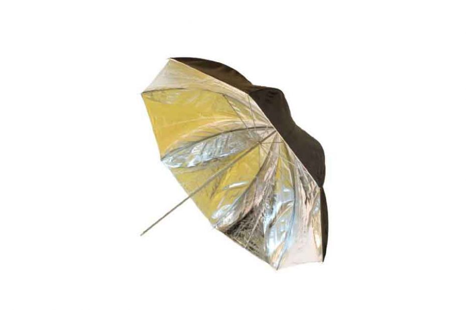 Falcon Eyes Falcon Eyes UR-32SB1 Flitsparaplu zilver/zwart 80cm