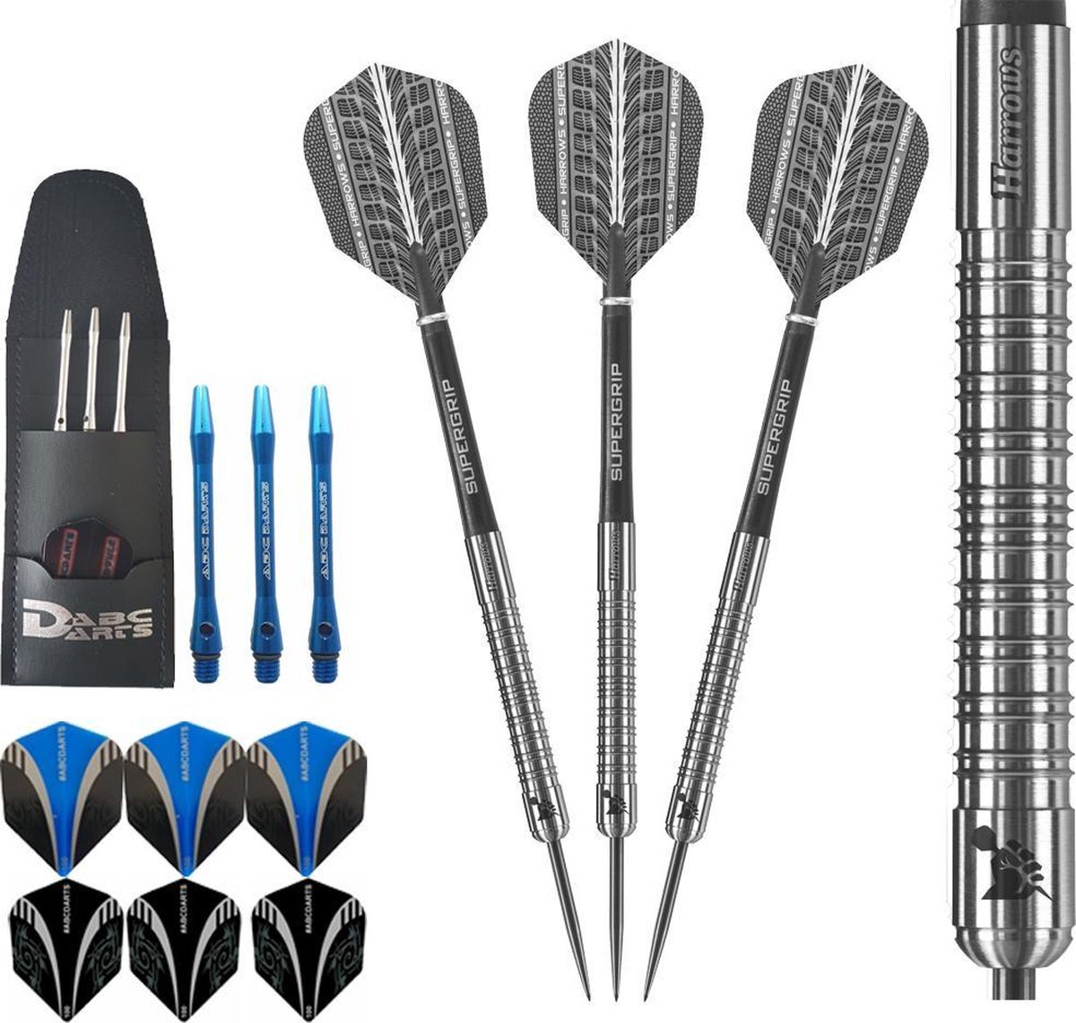 ABC Darts - Harrows Supergrip Dartpijlen De Luxe - 26 gram