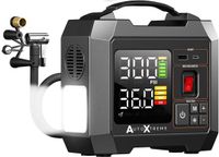 AutoXtreme Air-300 Bandenpomp Auto 12V - Autobanden Pomp Draadloos - Mini Compressor Bandenpomp met Drukmeter - Luchtcompressor en Elektrische Fietspomp 45 L/min voor Camper en Motor