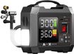 AutoXtreme Air-300 Pompe à pneus Voiture 12V - Pompe à pneus de voiture sans fil - Mini compresseur de pneus avec manomètre - Compresseur d'air et pompe à vélo électrique 45 L/min pour camping-car et moto