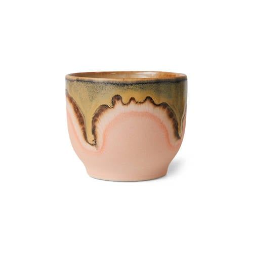HKLIVING koffiekopje 70s (Ø8 cm) (200 ml)
