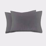 NOUS Living basis kussensloop - antraciet (60x70 cm) (set van 2)