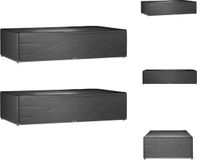 vidaXL Tuinmeubelhoes - Zwart - Polyetheen - 315x180x75 cm