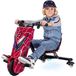 Tricycle électrique à dérive pour enfants | Trottinette à dérive - Kart à dérive - Jusqu'à 15 km/h - Roues à dérive LED 360° - Klaxon - 3 modes de vitesse (rouge)