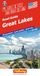 GREAT Hallwag USA Road guides- USA Great Lakes