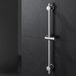 Unyqoos® Barre de douche en acier inoxydable de 68 cm avec support de pommeau de douche réglable
