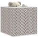 Merkloos Opvouwbare Opbergdozen Set van 4 in Vliesstof 32x32 cm