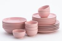 Lite-Body Hermes Serviesset - 6 Personen - 24 Delig - Bamboo Peach - Porselein