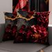 PETTI Artigiani Italiani - Paar kussenslopen 50 x 50 cm van microvezel, decoratief kussen voor slaapkamer, bank, woonkamer, set van 2 kussenslopen, bloemenpatroon 06 16, 100% Made in Italy