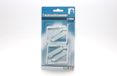 Merkloos Tafelkleedklemmen - 4 stuks - 5 cm - Wit - Kunststof