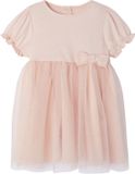 Vertbaudet Baby Tulle Glitter Jurk Lichtroze