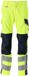 Mascot Multisafe Pantalon avec poches genoux 13879-216 - jaune fluo/bleu marine foncé - C46