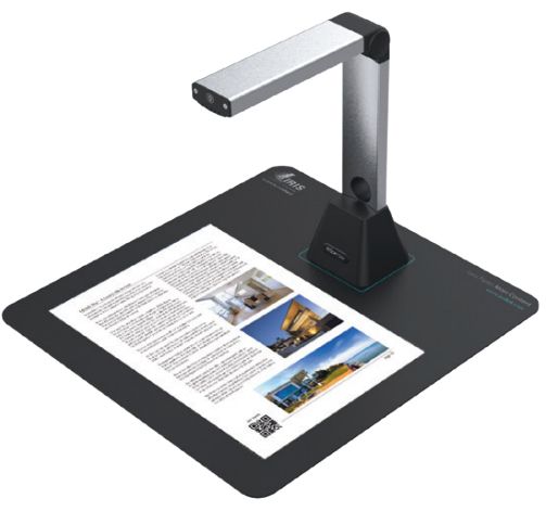 I.R.I.S. IRIScan Desk 5 Document Camera - 8MP, A4, USB 2.0 - Black/Silver