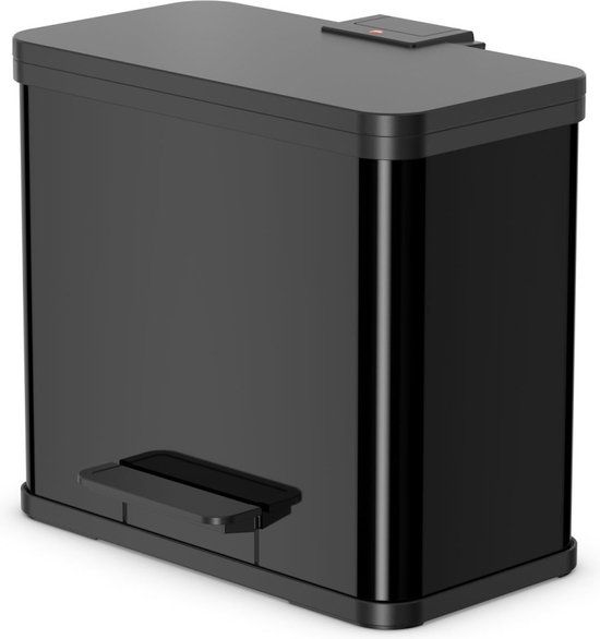 Hailo Öko Trio Plus Prullenbak - 27L - Zwart