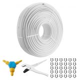 VEVOR Aluminium Composietbuis, 300 M, Wit