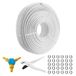 VEVOR Aluminium Composietbuis, 300 M, Wit