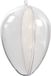 Non-branded DIY eggs - 5 pieces - acrylic - 9 cm - refillable - Easter eggs - hobby/craft material