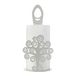 Arti & Mestieri Levensboom - Design rolhouder 100% Made in Italy - van ijzer, 15 x 33 H cm (ivoor)