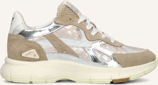 Floris van Bommel Sfw-10152 Daysi Sneakers - Textiel - Dames - Beige - Maat 40