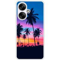 Xiaomi Redmi 13C Palmiers colores Verstevigd hoesje met sublimatie bedrukking