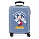 Joumma Disney Micky & Minnie, cabinekoffer, blauw, 38 x 55 x 20 cm, stijf, 2 kg, 34 l, handbagage