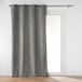 douceur d'intérieur Novana Gordijn met ogen (135 x 260 cm) antraciet fluweel