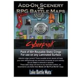 Loke Battlemats Add On Scenery for RPG Maps - Cyberpunk RED