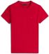 Tommy Hilfiger Heren T-shirt met korte mouwen en ronde hals en stretch slim fit