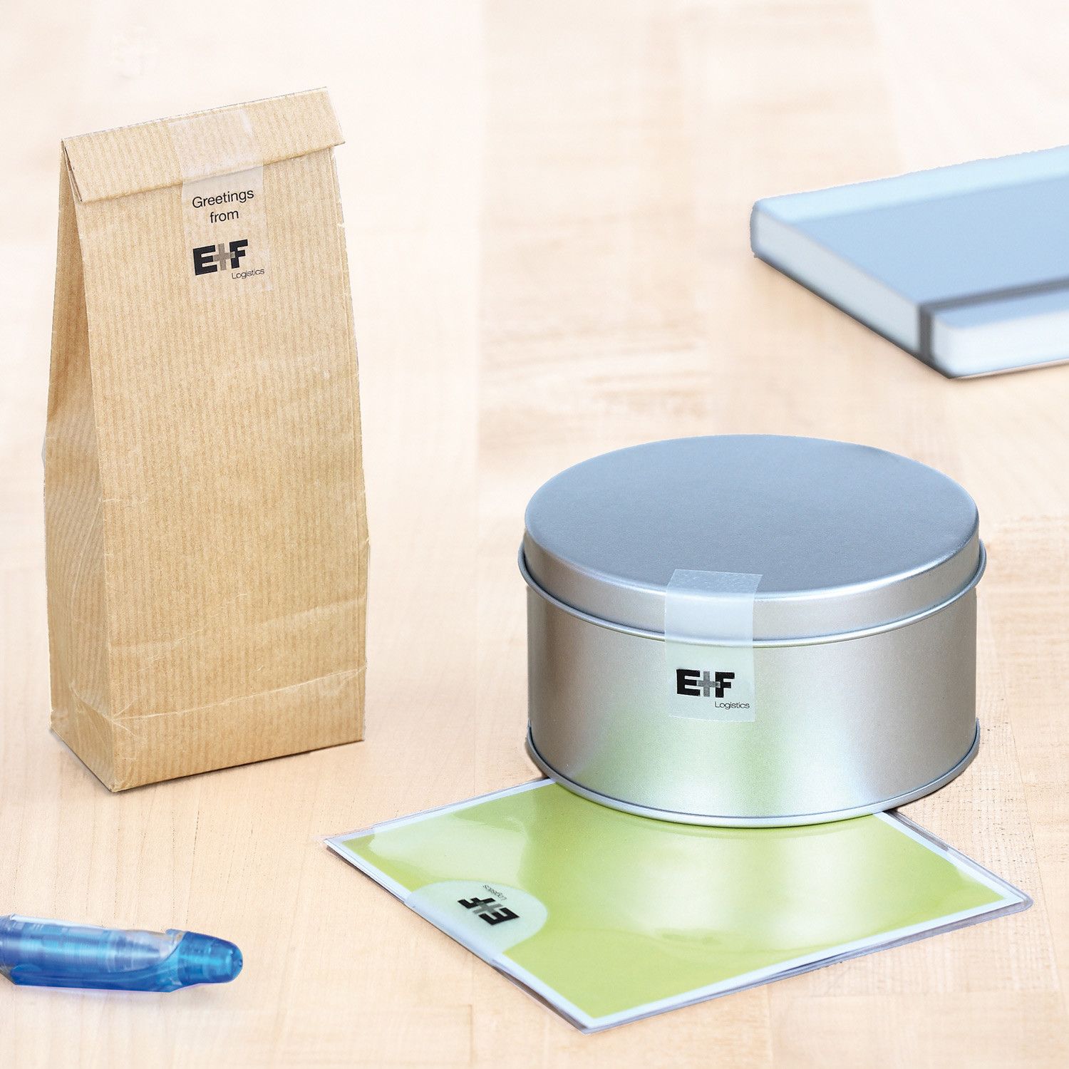 HERMA Sea labels A4 Ø 40 mm round transparent extra strong adhesion film matt 600 pcs.