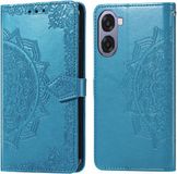 imoshion Mandala Bookcase - Geschikt voor Oppo A6x (5G) / Oppo A6x (4G) - Turquoise