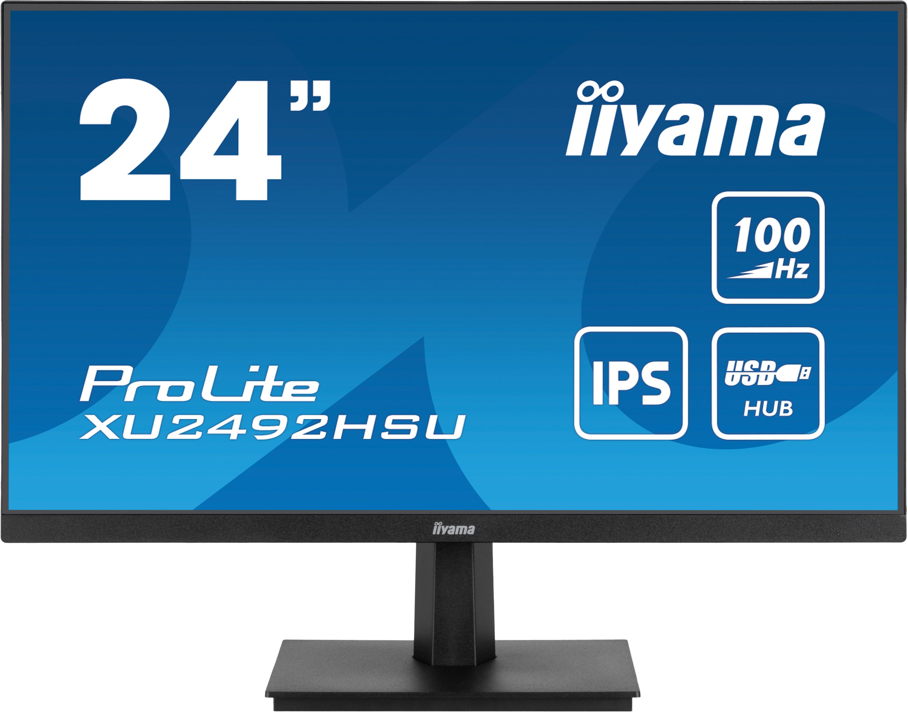 iiyama ProLite XU2492HSU-B6 23.8" Full HD IPS Monitor | USB-Hub