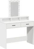 vidaXL Kaptafel Wit Bewerkt Hout 100 x 41 x 140 cm