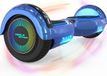 MEGA MOTION Hoverboards, 6,5 pouces avec haut-parleur Bluetooth et roue lumineuse à LED