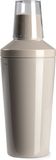 Plasticforte Cocktailshaker - kunststof - taupe - 500 ml - 22 cm hoog - Cocktails maken