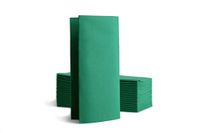 Alvotex CHIC Airlaid 50 servetten, 1/8 vouwen op stof, hoogwaardige wegwerpservetten, 39x40cm, groen, AIR-B39x40