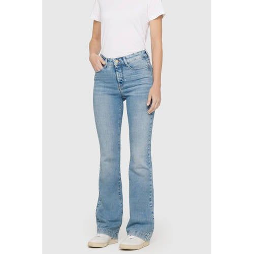 MAC straight leg jeans light blue denim